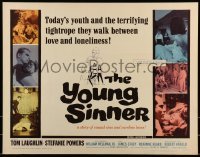2j994 YOUNG SINNER 1/2sh 1965 Tom Laughlin pre-Billy Jack, casual sins and careless loves!
