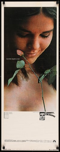 2j168 GOODBYE COLUMBUS insert 1969 super close up of beautiful virgin Ali MacGraw!