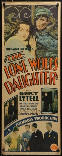 2j255 LONE WOLF'S DAUGHTER insert 1929 images of Bert Lytell, Gertrude Olmstead, Lilyan Tashman!