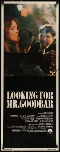 2j259 LOOKING FOR MR. GOODBAR insert 1977 close up of Diane Keaton, directed by Richard Brooks!