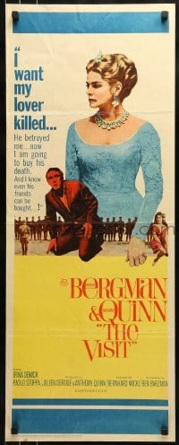 2j466 VISIT insert 1964 close-ups of Ingrid Bergman & Anthony Quinn!