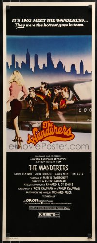 2j473 WANDERERS insert 1979 Ken Wahl in Kaufman's 1960s New York City teen gang cult classic!