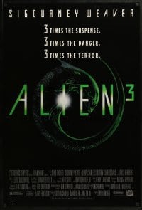 2k022 ALIEN 3 1sh 1992 this time it's hiding in the most terrifying place of all!