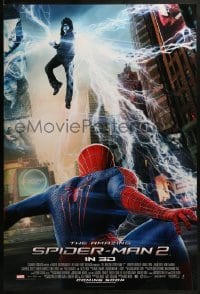 2k033 AMAZING SPIDER-MAN 2 int'l advance DS 1sh 2014 angry Electro above Andrew Garfield!