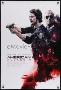 2k036 AMERICAN ASSASSIN advance DS 1sh 2017 Dylan O'Brien, Michael Keaton, top cast, coming soon!