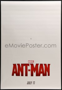2k048 ANT-MAN teaser DS 1sh 2015 Paul Rudd in title role, Michael Douglas, Evangeline Lilly!