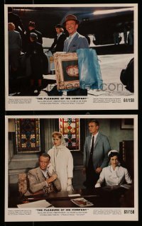 2m197 PLEASURE OF HIS COMPANY 2 color 8x10 stills 1961 Fred Astaire, Debbie Reynolds, Hunter, Palmer