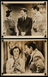 2m989 TEST PILOT 2 8x10 stills 1938 great images of Clark Gable, Myrna Loy & Spencer Tracy!