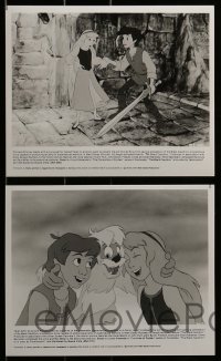 2m328 BLACK CAULDRON 12 8x10 stills 1985 great images from first Walt Disney CG fantasy cartoon!