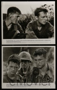2m598 CASUALTIES OF WAR 8 8x10 stills 1989 Michael J. Fox, Sean Penn, Brian De Palma!