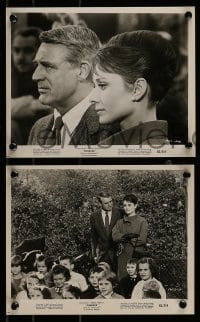 2m893 CHARADE 3 8x10 stills 1963 great images of Cary Grant & Audrey Hepburn!