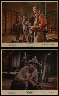 2m187 EL DORADO 3 color 8x10 stills 1966 John Wayne, Robert Mitchum, directed by Howard Hawks!
