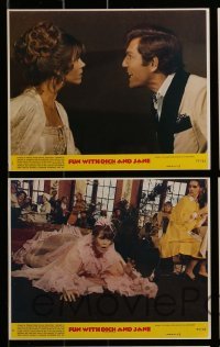 2m045 FUN WITH DICK & JANE 8 8x10 mini LCs 1977 George Segal, Jane Fonda, Ed McMahon!