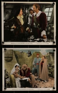 2m173 GOLDEN HAWK 4 color 8x10 stills 1952 Rhonda Fleming & swashbuckling Sterling Hayden!