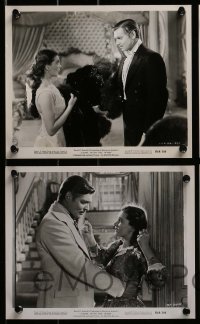 2m674 GONE WITH THE WIND 7 8x10 stills R1968 Clark Gable, Vivien Leigh, all-time classic!