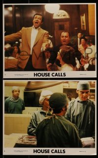 2m177 HOUSE CALLS 4 8x10 mini LCs 1978 Walter Matthau, Glenda Jackson, Carney, a funny love story!
