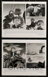 2m802 JAMES & THE GIANT PEACH 5 8x10 stills 1996 Disney stop-motion animation fantasy cartoon!