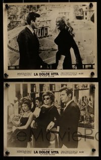2m805 LA DOLCE VITA 5 8x10 stills 1961 sexy Anita Ekberg & Marcello Mastroianni, Aimee, Fellini!