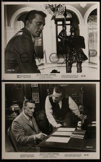2m344 LIST OF ADRIAN MESSENGER 12 8x10 stills 1963 Kirk Douglas, Lancaster, Mitchum, newspaper ad!