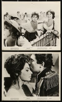 2m347 MADAME SANS GENE 12 8x10 stills R1963 great images of sexy Sophia Loren and Robert Hossein!