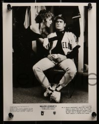 2m547 MAJOR LEAGUE 2 9 8x10 stills 1994 Charlie Sheen, Tom Berenger, baseball!