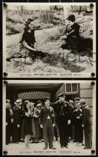2m815 MODERN TIMES 5 8x10 stills R1959 great images of Charlie Chaplin, Paulette Goddard, classic!