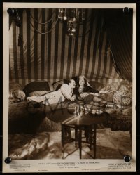 2m976 NIGHT IN CASABLANCA 2 8x10 stills 1946 one has Marx on bed w/uncredited harem girl Ruth Roman!