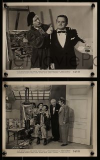 2m927 PARIS PLAYBOYS 3 8x10 stills 1954 wacky images of Bowery Boys Leo Gorcey & Huntz Hall!