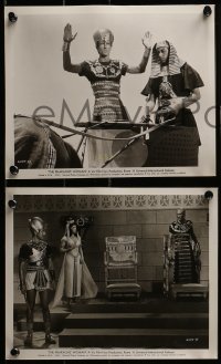 2m759 PHARAOHS' WOMAN 6 8x10 keybook stills 1961 La donna dei faraoni, Linda Cristal, Barrymore!