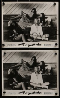 2m762 REVENGE OF THE CHEERLEADERS 6 8x10 stills 1976 high school girls, sexy images!