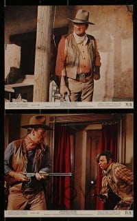 2m152 RIO LOBO 6 color 8x10 stills 1971 cowboy John Wayne, Jennifer O'Neill, Howard Hawks western!