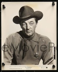 2m201 ROBERT MITCHUM 54 from 7.25x9.5 to 8x10 stills 1950s-90s cool portraits of the star!