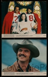 2m086 SEMI-TOUGH 8 8x10 mini LCs 1977 Burt Reynolds, Kris Kristofferson, Jill Clayburgh, football!