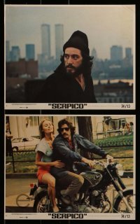 2m133 SERPICO 7 8x10 mini LCs 1974 Al Pacino, Sidney Lumet crime classic!