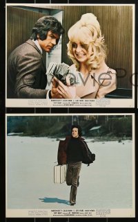2m013 $ 11 color 8x10 stills 1971 bank robbers Warren Beatty & sexy Goldie Hawn!