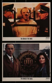 2m089 SILENCE OF THE LAMBS 8 8x10 mini LCs 1991 Jonathan Demme, Jodie Foster, Ted Levine!