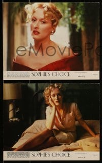 2m134 SOPHIE'S CHOICE 7 8x10 mini LCs 1982 incredible Meryl Streep, Kevin Kline, Peter MacNicol!