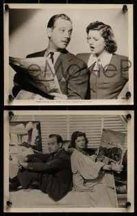 2m435 THIRD FINGER LEFT HAND 11 8x10 stills 1940 newlyweds Myrna Loy & Melvyn Douglas!