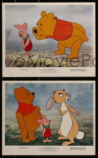 2m169 WINNIE THE POOH & TIGGER TOO 5 color 8x10 stills 1974 Walt Disney, Christopher Robin, Rabbit!