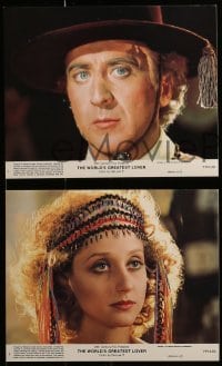 2m117 WORLD'S GREATEST LOVER 8 8x10 mini LCs 1977 romantic Gene Wilder & pretty Carol Kane!