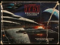 2p022 RETURN OF THE JEDI art portfolio w/ 20 prints 1983 cool production art by Ralph McQuarrie!