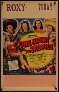 2p366 ONE NIGHT IN THE TROPICS WC 1940 Abbott & Costello, Radio sensations of I'm a baaad boy fame!