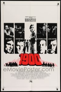 2r009 1900 int'l 1sh 1977 directed by Bernardo Bertolucci, Robert De Niro, different images!