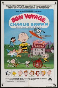 2r151 BON VOYAGE CHARLIE BROWN 1sh 1980 Peanuts, Charles M. Schulz art, Snoopy!