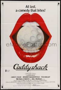 2r188 CADDYSHACK int'l 1sh 1980 Chevy Chase, Bill Murray, Rodney Dangerfield, golf comedy classic!