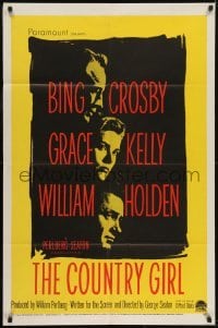 2r248 COUNTRY GIRL 1sh 1954 Grace Kelly, Bing Crosby, William Holden, by Clifford Odets!