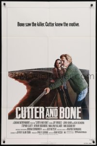 2r263 CUTTER & BONE 1sh 1981 Jeff Bridges saw killer, John Heard knew motive!