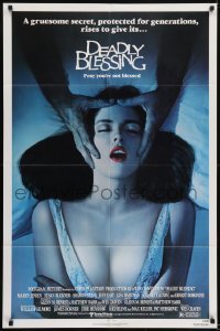 2r278 DEADLY BLESSING 1sh 1981 Wes Craven, a gruesome secret protected for generations rises!