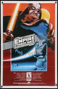 2r350 EMPIRE STRIKES BACK style A Kilian 1sh R1990 George Lucas sci-fi classic, art by Larry Noble!
