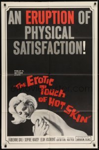 2r353 EROTIC TOUCH OF HOT SKIN 1sh 1966 Radley Metzger, Fabienne Dali, Sophie Hardy, sexy image!